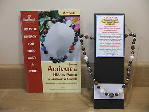 【送料無料】ジュエリー アクセサリー トラベルセーフネックレスパワーブレスレットブックtravel safe 18 esoterico gemstone collana piu un braccialetto di potenza corrispondenti libro