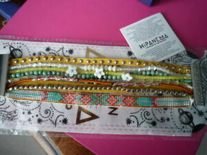 【送料無料】ジュエリー・アクセサリー ボーブレスレットヒパネマアロハアルジェンテジャウンターコイズローズヌフポチョングリフbeau bracelet hipanema alohaargentejauneturquoiserosetlneufpochon griffe(4)