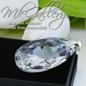 【送料無料】ジュエリー・アクセサリー ラージペンダントシルバームーンクリスタルムーンキアールRgrande ciondolo 925 argento 50mm perachiar di lunacristalli di swarovski R(4)