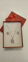 【送料無料】ジュエリー・アクセサリー ネックレスフープイヤリングホワイトゴールドparure collana e orecchini a cerchi per donna placcato oro bianco 18kt
