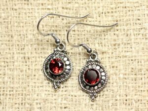 【送料無料】ジュエリー・アクセサリー ブークルドオリユアージェントサークルグレナトbo210 boucles doreilles argent 925 cercles 19mm grenat