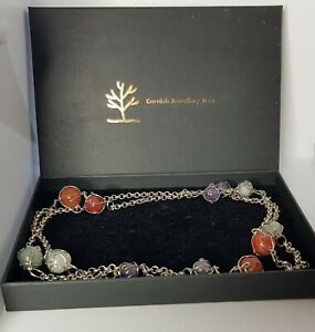 【送料無料】ジュエリー・アクセサリー ラップクォーツスレッドネックレスcollana filo di quarzo avvolto