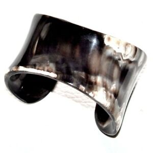 【送料無料】ジュエリー・アクセサリー ブレスレットジョンクマンシェットアンコーネデゼブビジューbracelet jonc manchette en corne de zebu bijou