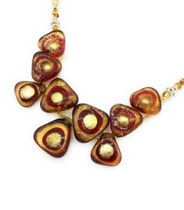 【送料無料】ジュエリー・アクセサリー ドナアンティカムリーナムラーノガラスメイドインイタリアアートcollana donna antica murrina vetro di murano made in italia art vn 210(4)