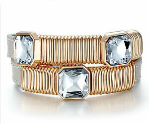 【送料無料】ジュエリー・アクセサリー トンプソンラグジュアリーコニービーフレザークリスタルグレーブレスレットゴールデン?thompson luxury conny carni bovine in pelle bracciale grigio cristallo 18k dorato