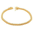 【送料無料】ジュエリー・アクセサリー ゴールドスターリングシルバーベゼルホワイトクリスタルブレスレットテニス18k oro argento sterling lunetta bianco cristalli cz donna braccialetto tennis