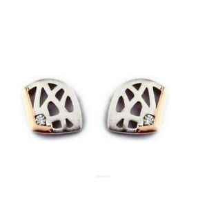 【送料無料】ジュエリー・アクセサリー ボタンイヤリングスターリングシルバージルコーニ da donna orecchini a bottone da 925 sterling argento con zirconi yhe04190c