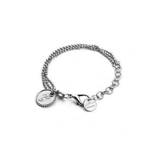 【送料無料】ジュエリー・アクセサリー ブレスレットチェーザレパシオッティシルバーbracciale 4us cesare paciotti donna 4ubr1851w o..