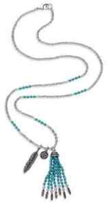 【送料無料】ジュエリー・アクセサリー ハーレーダビッドソンウーマンターコイズパールネックレスペンダントharley davidson donna turchese perlina collana con ciondolo amp;, 9787217vw