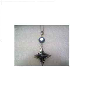 【送料無料】ジュエリー・アクセサリー オリジナルスターリングシルバーオルタクブラックグラススターペンダント£nuovo originale ortak argento sterling e ciondolo stella in vetro nero ocp2 £ 55