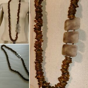 【送料無料】ジュエリー・アクセサリー オーバーサイズラゲンルックロングメタルガラスボトルボホネックレスoversize lagenlook lungo flacone di vetro metallo dichiarazione collana tribale etnico boh