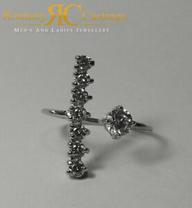 【送料無料】ジュエリー・アクセサリー ベラワイヤーリングシルバースターリングプラチナディップワンサイズdonna bella cz anello di filo 925 argento sterling platino immerso 2g taglia unica(4)