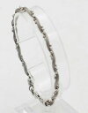 bellissimo bracciale in argento 800 twistシルバーブレスレットツイスト※注意※NYからの配送になりますので2週間前後お時間をいただきます。人気の商品は在庫が無い場合がございます。ご了承くださいませ。サイズの種類の商品は購入時の備考欄にご希望のサイズをご記載ください。　携帯メールでの登録ですと楽天からのメールが届かない場合がございます。