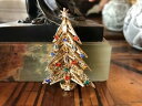 【送料無料】ジュエリー・アクセサリー ヴィンテージクリスマスツリーブローチサインアートrare vintage christmas tree brooch signed art