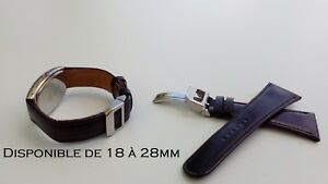 【送料無料】ジュエリー・アクセサリー ストラップデプルピアンテヌースcinturino orologio disponibile da 18 a 28mm con cappio deplpyante