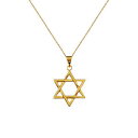 【送料無料】ジュエリー・アクセサリー コリアーエトワールドデビッドプラークロンユールオショワcollier etoile de david plaque or ...