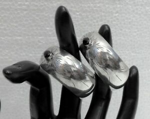 【送料無料】ジュエリー・アクセサリー ジュエリーシルバーイヤリングbigiotteriaorecchini in argento 925 con onice nero cm 4x1,8