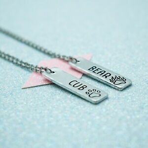 【送料無料】ジュエリー・アクセサリー クマカブペンダントネックレスママベアベアクマパパbear amp; cub ciondolo collane, mamma orsa, papa orso, orsetta, papa orso