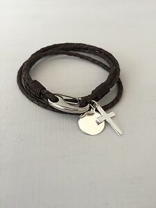 【送料無料】ジュエリー・アクセサリー ブレスレットシルバークロスブレスレットbracciale in cuoio intrecciato religiosesilver cross braccialeinciso regalo 【送料無料】ジュエリー・アクセサリー ブレスレットシルバークロスブレスレットbracciale in cuoio intrecciato religiosesilver cross braccialeinciso regalo