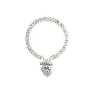 【送料無料】ジュエリー・アクセサリー ブレスレットステンレススチールハートスワロフスキーロックbracciale donna guess ubb20056 acciaio inossidabile cuore lucchetto swarovski(4)