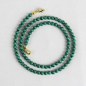 ジュエリー・アクセサリー マラカイトネックレスミリメートルマラカイトマラカイトグリーンビーズ4mm collana malachite 4 mm perline verde malachite malakite varie lunghezza