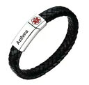 asthma asthmatic inhaler medical alert bracelet stainless steel leather qualityブレスレットステンレスレザー※注意※NYからの配送になりますので2週間前後お時間をいただきます。人気の商品は在庫が無い場合がございます。ご了承くださいませ。サイズの種類の商品は購入時の備考欄にご希望のサイズをご記載ください。　携帯メールでの登録ですと楽天からのメールが届かない場合がございます。