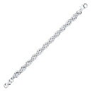 【送料無料】ジュエリー・アクセサリー テクスチャチェーンロープブレスレットcatena a trama grossa argento corda bracciale