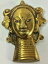 ̵ۥ奨꡼꡼ եꥫ֥å奢֥󥺥ɡץեɥե॰broche africaniste en bronze dore 1940 profil de femme 33 grammes h127