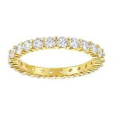 【送料無料】ジュエリー・アクセサリー スワロフスキーイエローゴールドホワイトクリスタルサイズビクターリングswarovski giallo oro cristallo bianco taglia 48 5257505 vittore anello