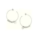 【送料無料】ジュエリー・アクセサリー イヤリングラグジュアリーシルバーロゴフープorecchini donna liu jo luxury lj342 argento 925 cerchi logo(4)