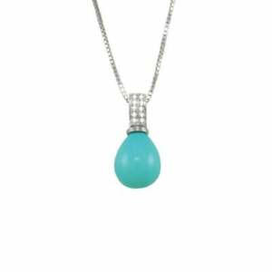 yzWG[EANZT[ uX^[RCYVFp[X^[OVo[y_glbNXbliss turchese shell perla e cz collana con pendente in argento sterling