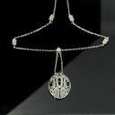 【送料無料】ジュエリー・アクセサリー コリアーコートペンダンティフアージェントスターリングサーペントインクラステcollier court pendantif ...
