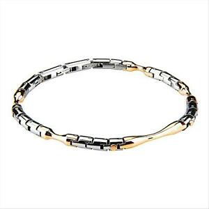 【送料無料】ジュエリー・アクセサリー ボッカダモマンスチールブレスレットロゼbracciale semirigido boccadamo man abr456rs in acciaio con dettagli rosati