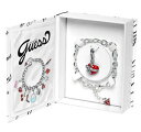 【送料無料】ジュエリー・アクセサリー チャームボックスハートトレーラーブレスレットシルバーguess charmbox cuorerimorchio amp; bracciale ubs81101 argento