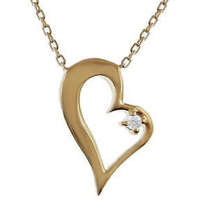 【送料無料】ジュエリー・アクセサリー コリアークールプラケオルオキシドジルコニウムロンジュールフェムcollier coeur plaque or 750000 et oxyde zirconium longueur 45 cm femme