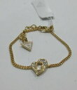 【送料無料】ジュエリー・アクセサリー ハートゴールデンスチールブレスレットオリジナルbracciale guess cuore acciaio dorato nuovo e originale spedizione 1 giorno