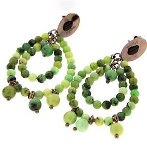 【送料無料】ジュエリー・アクセサリー ミッハウベトナムイヤリングシルバークライソプラーゼmychau orecchini vietnamita in argento e crysoprase ehs70550(4)