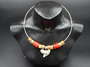 【送料無料】ジュエリー・アクセサリー トゥールデュクーデントドレクインティグレtour du cou dent de requin tigre