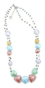 【送料無料】ジュエリー・アクセサリー ドナアンティカムリーナムラーノガラスイタリアアートcollana donna antica murrina vetro di murano made in italia art vp 69