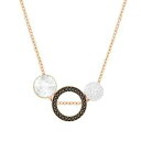【送料無料】ジュエリー・アクセサリー スワロフスキーホーテローズゴールドメッキペンダントサークルswarovski hote rose placcato oro pendente cerchio 5289769