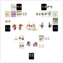 【送料無料】ジュエリー・アクセサリー ロットドブークルドオレーユビジューヴェンテアングロスオデテールlot de boucles doreilles bijoux vente en gros au detail grossiste email vert(4)
