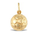 yzWG[EANZT[ S[hCG[y_g`[TbJ[TbJ[donna 9ct oro giallo pendente charm football calcio