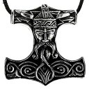 【送料無料】ジュエリー・アクセサリー トールペンダントハンマーシルバーオーディンスコプフmartello di thor ciondolo 925 argent...