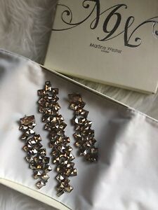 【送料無料】ジュエリー・アクセサリー スワロフスキークリスタルブレスレットアンドイヤリングセットset bracciale e orecchini con cristalli swarovski
