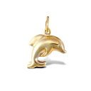 【送料無料】ジュエリー・アクセサリー ウーマンゴールドイエローペンダントチャームドルフィンミニdonna 9ct oro giallo pendente charm delfino mini