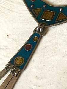 hokushinの【送料無料】ジュエリー・アクセサリー コリエルプラストロンアンシアンヴィンテージデポゼフレンチネックレスブロンズアルジェンテ｜アングル3