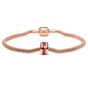【送料無料】ジュエリー・アクセサリー ベーリングブレスレットチャームステンレススチールロゼセットbering donna bracciale e charm be my love set in acciaio inox rose