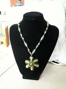 【送料無料】ジュエリー・アクセサリー バトラーウィルソンランプワークグリーンネックレスbutler amp; wilson collana lampwork verde