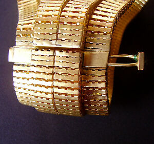 hokushinの【送料無料】ジュエリー・アクセサリー ブレスレットスープルシックスランメタルドール49 bracelet souple six rangs metal dore｜アングル3