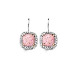 【送料無料】ジュエリー・アクセサリー シルバースターリングローズセットハンギングイヤリング£7555pd nuovo originale ti sento argento sterling rosa cz set orecchini pendenti £ 90